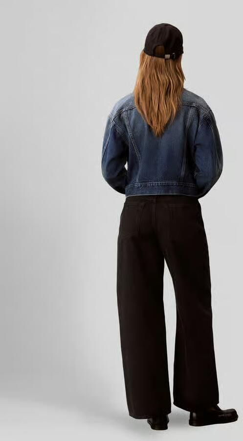 Calvin Klein Jeans relaxed fit jeans van puur katoen met labelpatch - Foto 3