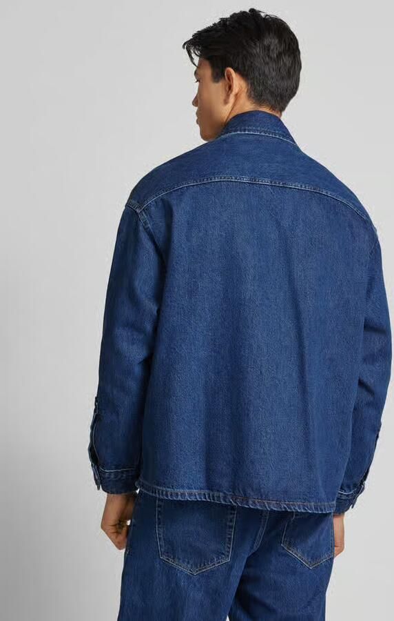 Calvin Klein Jeans Relaxed fit jeansjack met labelpatch - Foto 3