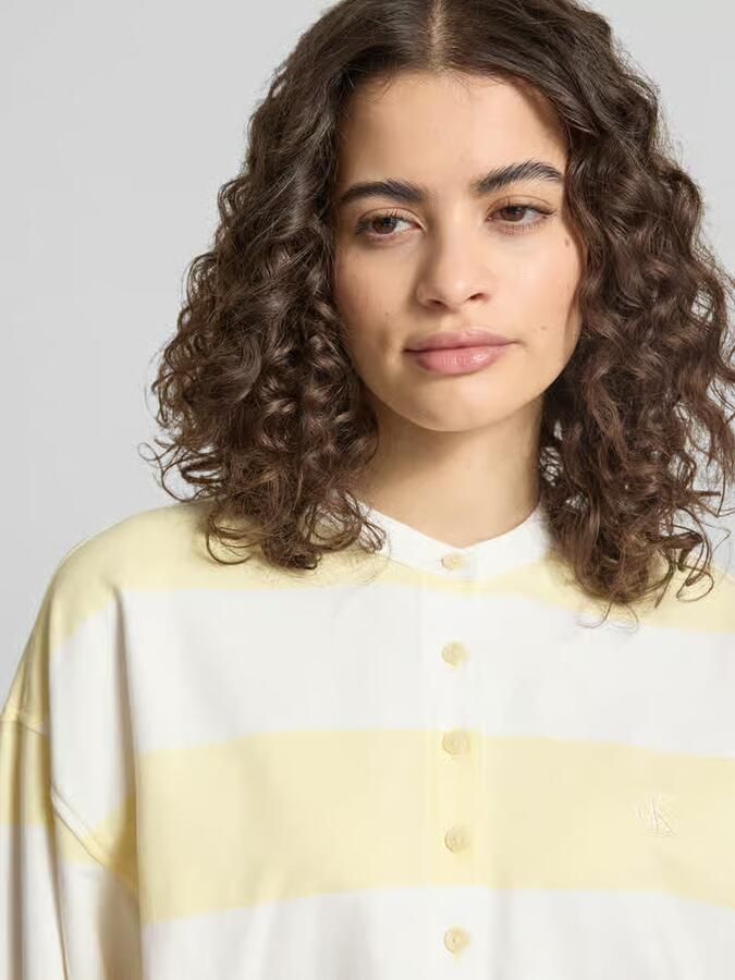 Calvin Klein Jeans Relaxed fit sweatshirt met gestikt logo model 'Varsity'