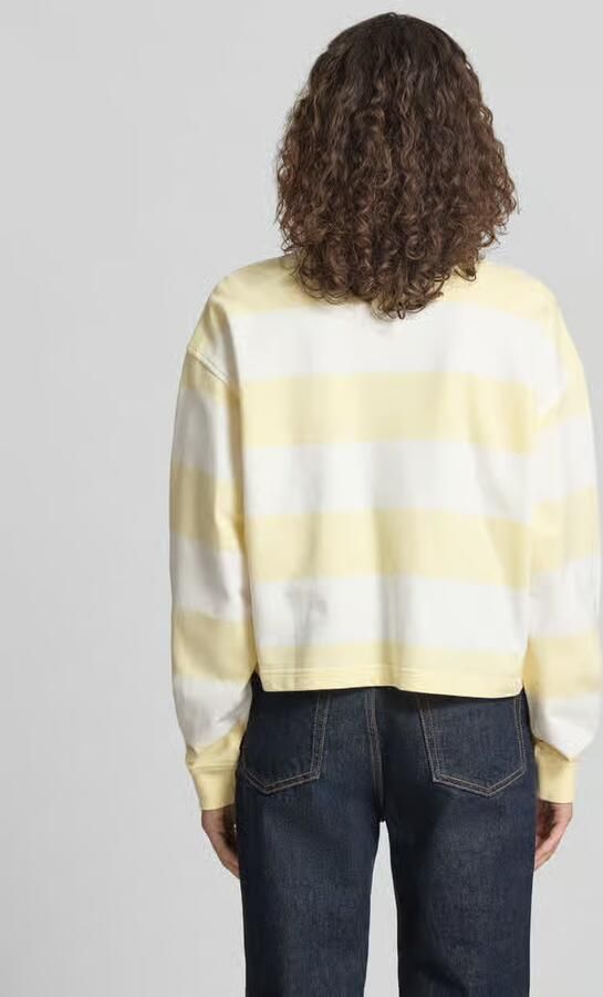 Calvin Klein Jeans Relaxed fit sweatshirt met gestikt logo model 'Varsity' - Foto 3