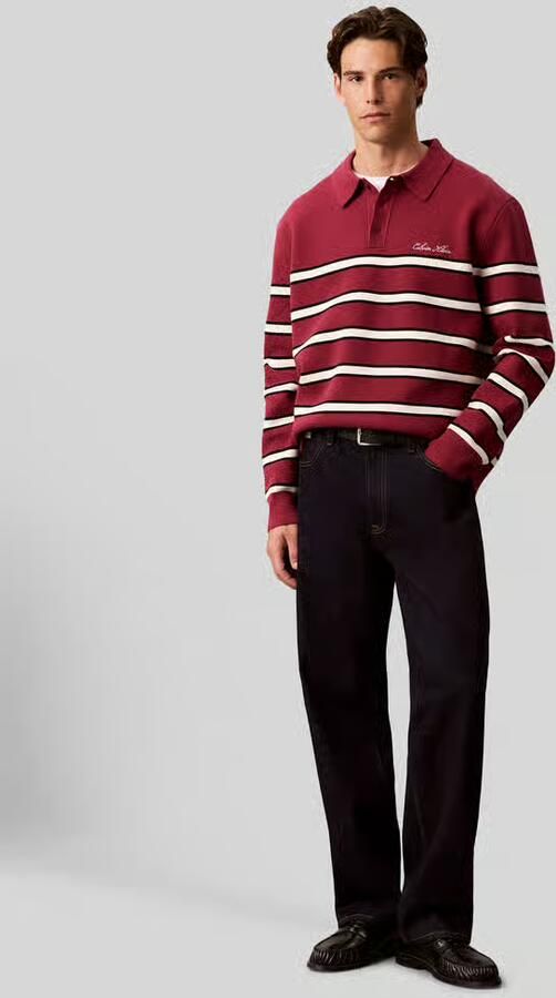 Calvin Klein Jeans relaxed fit sweatshirt van katoenmix - Foto 3