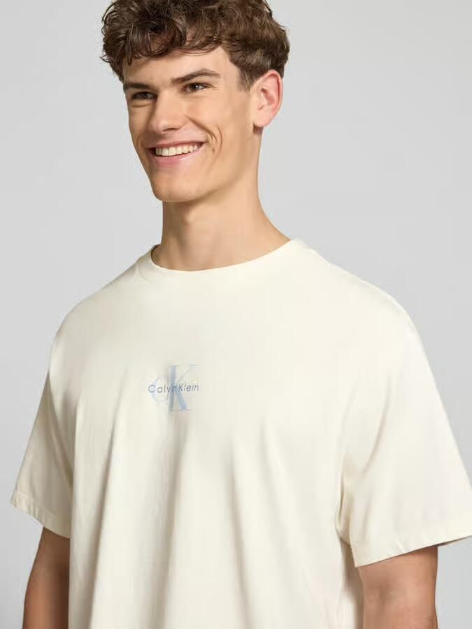 Calvin Klein Jeans relaxed fit T-shirt van puur katoen