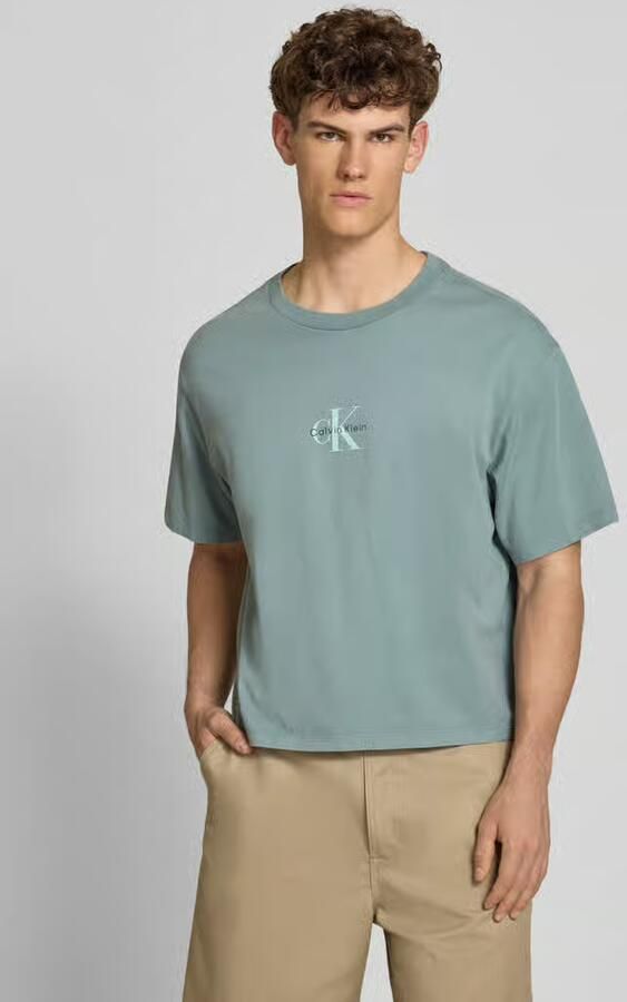 Calvin Klein Jeans relaxed fit T-shirt van puur katoen - Foto 3