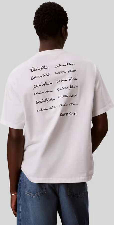 Calvin Klein Jeans relaxed fit T-shirt van puur katoen - Foto 3