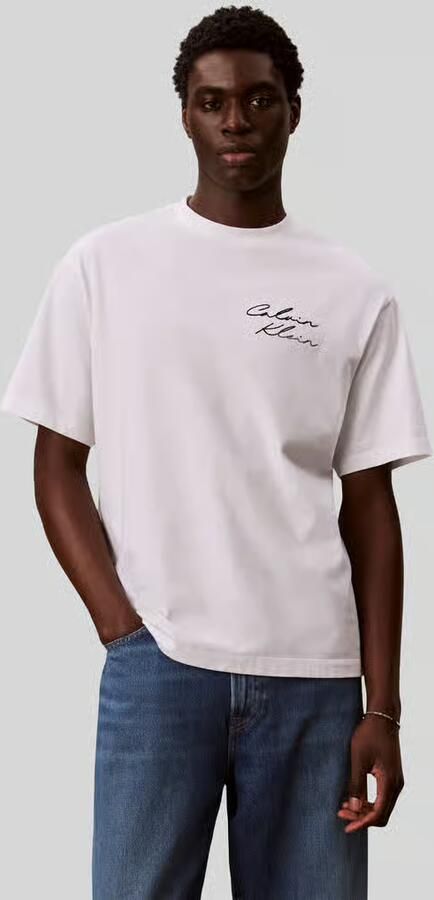 Calvin Klein Jeans relaxed fit T-shirt van puur katoen - Foto 4