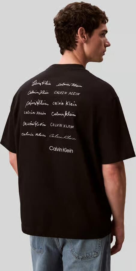 Calvin Klein Jeans relaxed fit T-shirt van puur katoen - Foto 4