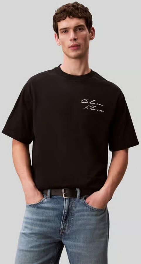 Calvin Klein Jeans relaxed fit T-shirt van puur katoen - Foto 3