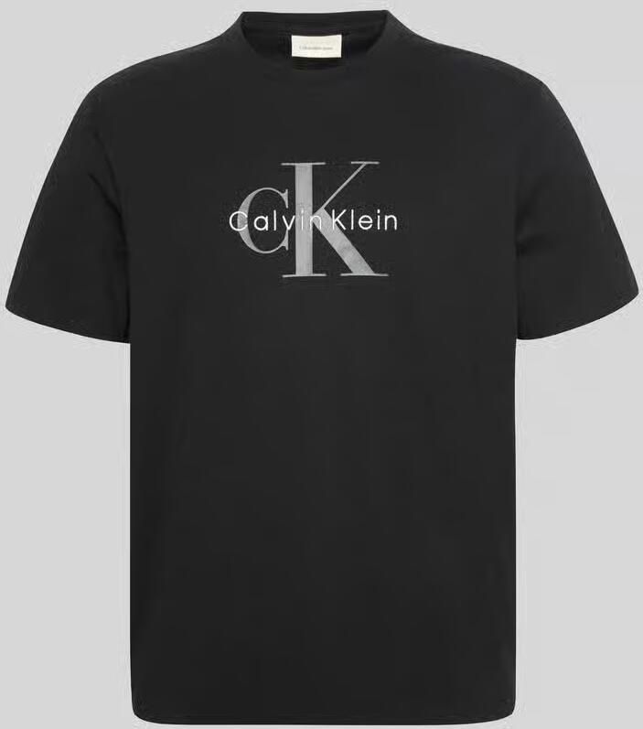 Calvin Klein T-shirt SS Hero Monologo Tee 20s Met ronde hals regular fit - Foto 12