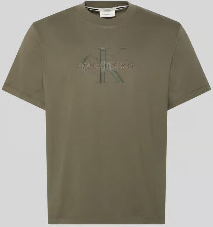 Calvin Klein Jeans Relaxed fit T-shirt van puur katoen met logoprint - Foto 2