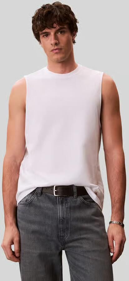 Calvin Klein Jeans relaxed fit tanktop van puur katoen - Foto 3