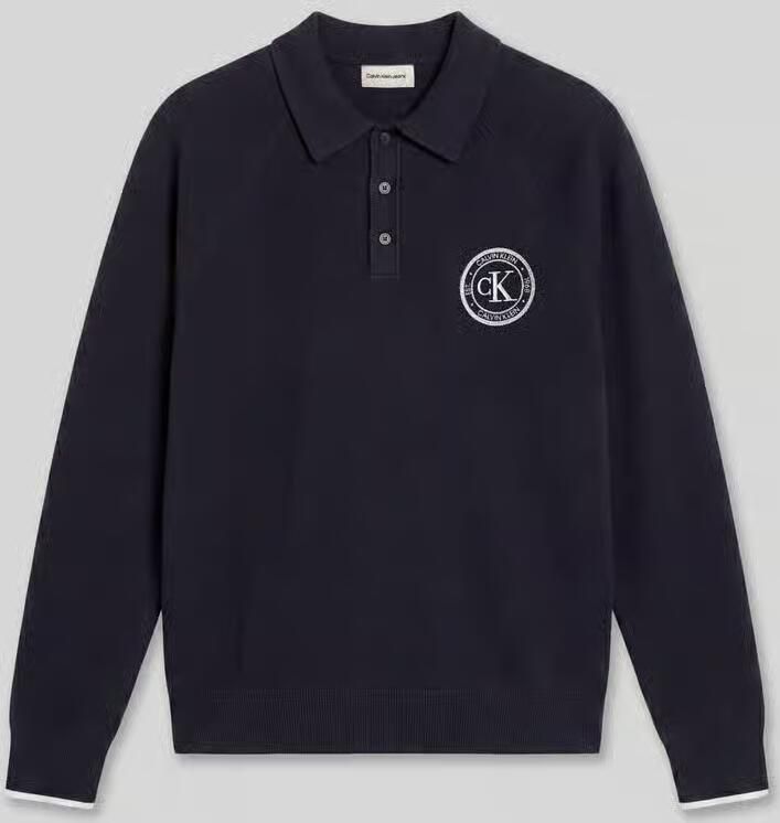 Calvin Klein Jeans relaxed fit trui van katoenmix