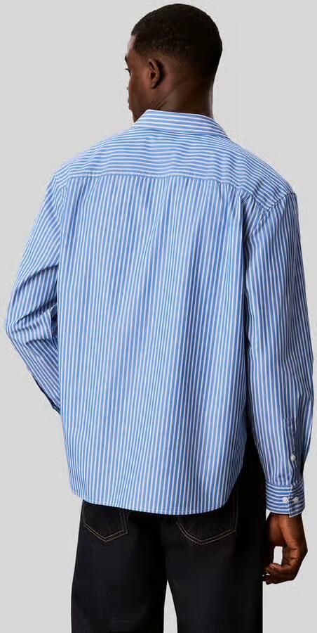 Calvin Klein Jeans relaxed fit vrijetijdsoverhemd van pure katoen met gestikt logo - Foto 3