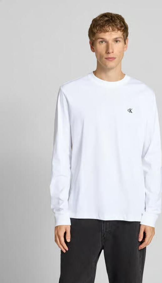 Calvin Klein Shirt met lange mouwen LS EASY MONOGRAM TEE Met ronde hals regular fit - Foto 10