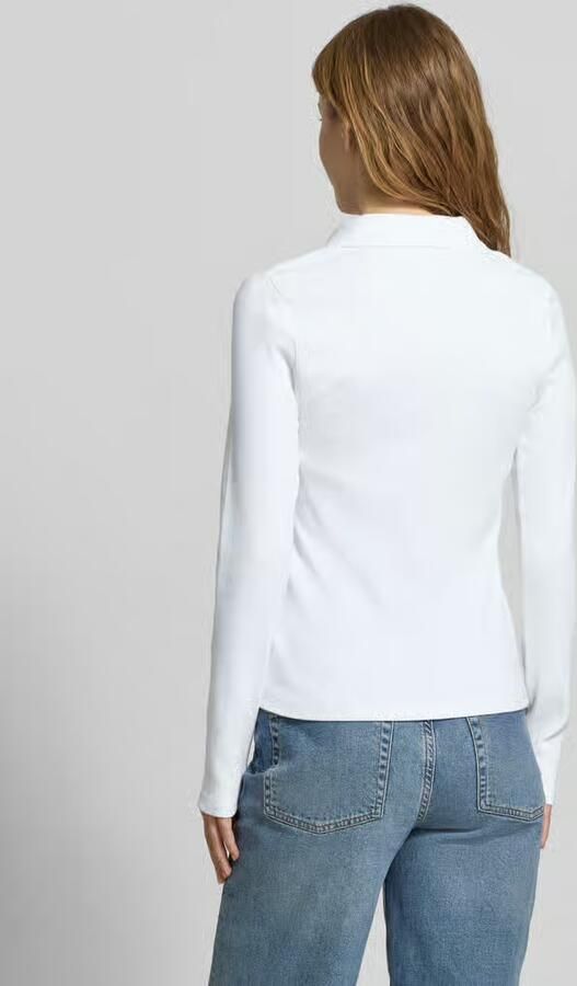 Calvin Klein Jeans Shirt met lange mouwen met labeldetail