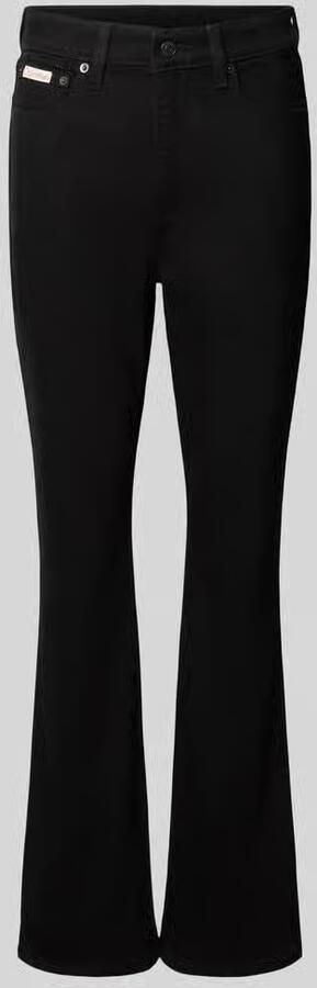 Calvin Klein Jeans skinny fit bootcut jeans van katoenmix