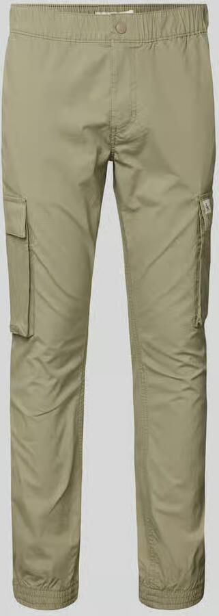 Calvin Klein Jeans Skinny fit cargobroek met labelpatch - Foto 4