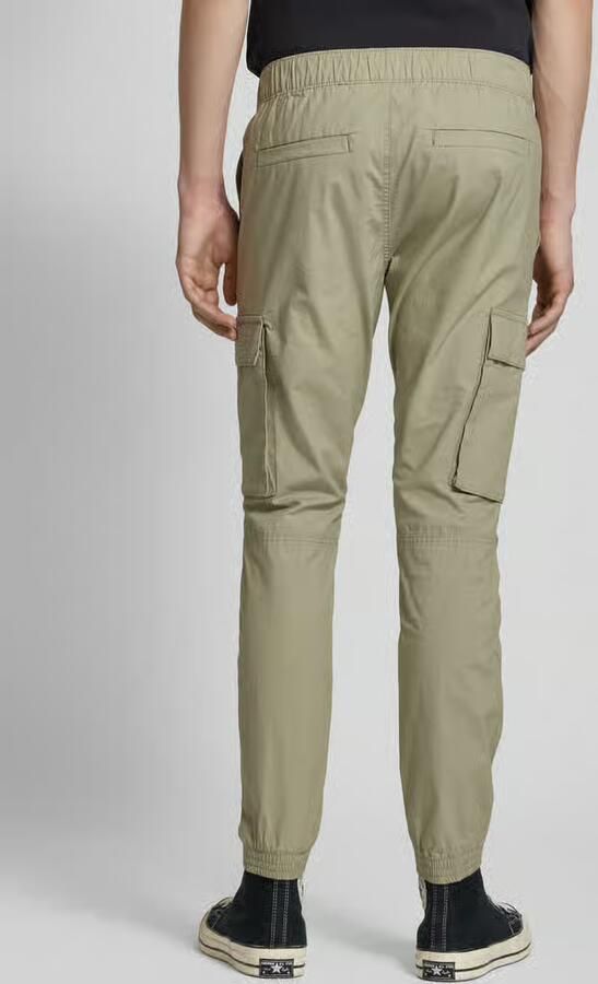 Calvin Klein Jeans Skinny fit cargobroek met labelpatch - Foto 3