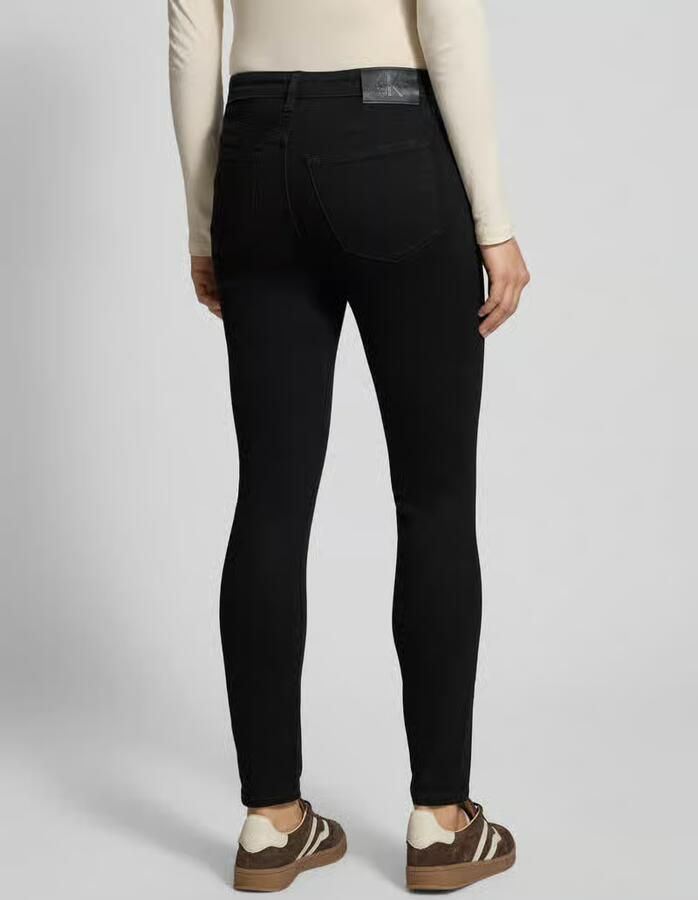 Calvin Klein Jeans Skinny fit jeans met logopatch