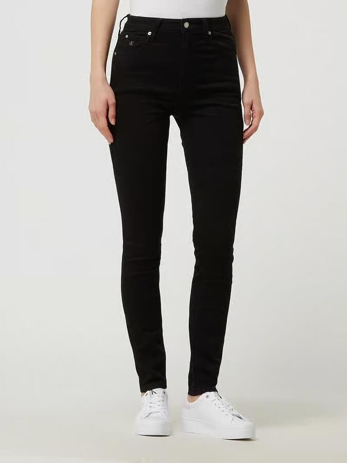 Calvin Klein Skinny fit jeans CKJ 010 HIGH RISE SKINNY met ck monogram borduursel - Foto 2