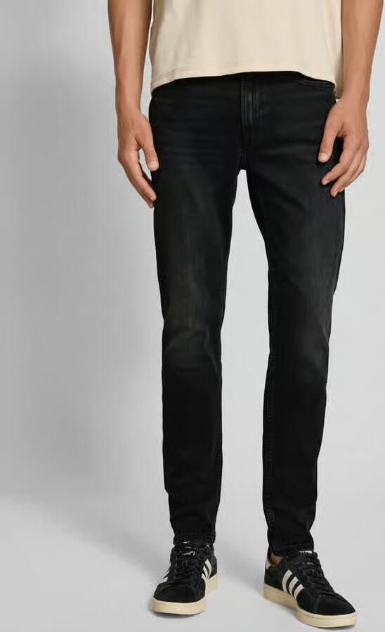 Calvin Klein Jeans Skinny Jeans SLIM TAPER BLACK OIL LV04RB754G - Foto 8