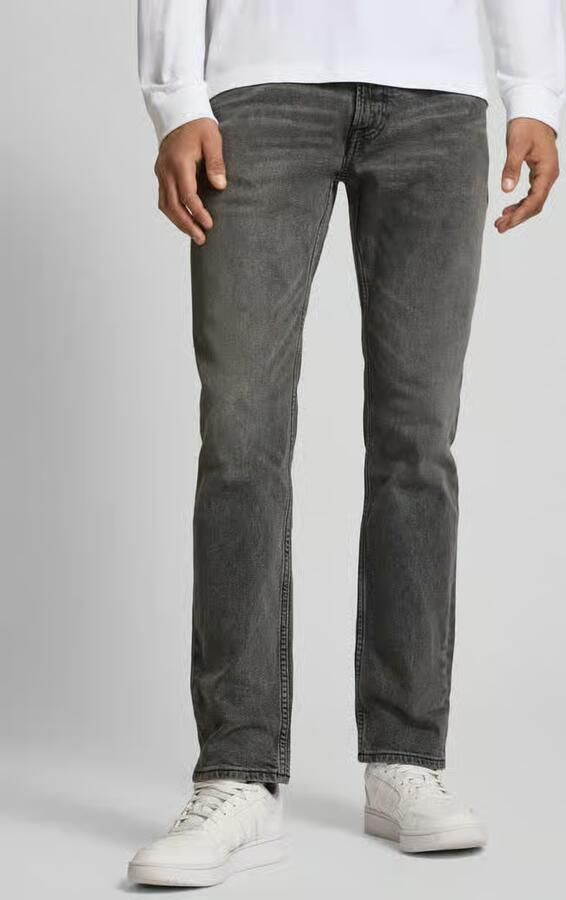 Calvin Klein Jeans Slim fit jeans in used-look met labeldetail - Foto 9