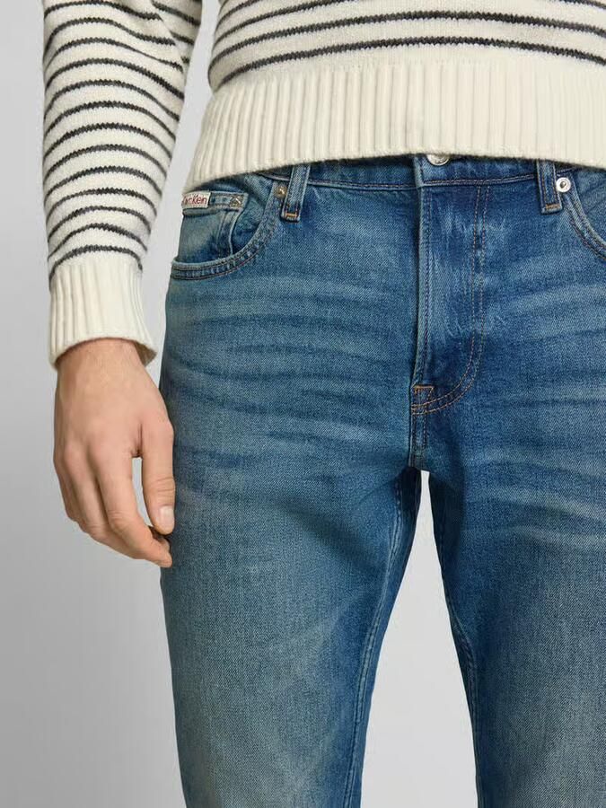 CALVIN KLEIN Heren Jeans Slim Indigo Citrine Jeans Blauw - Foto 6