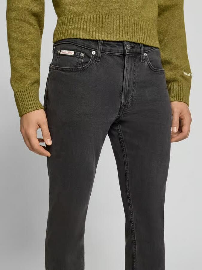 Calvin Klein Jeans Slim fit jeans met logopatch model 'Essential' - Foto 9