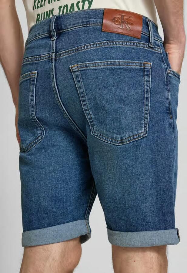 Calvin Klein Jeans slim fit korte jeans van katoenmix model 'HAMPTON'