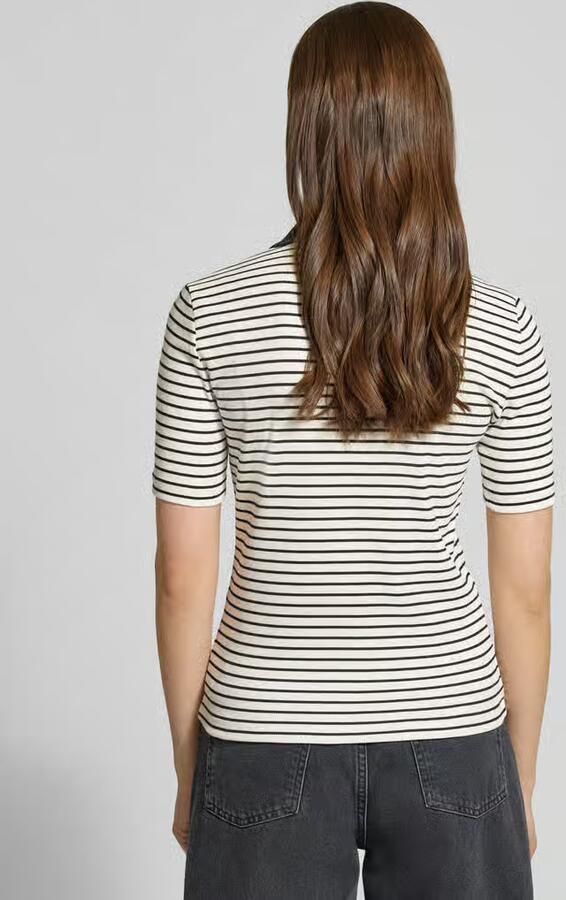 Calvin Klein Jeans slim fit poloshirt met label-stitching - Foto 3