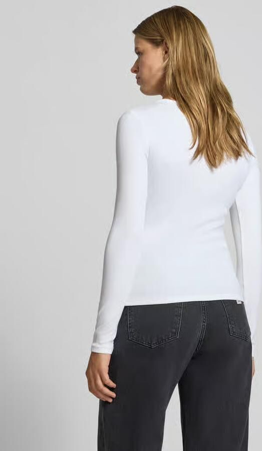 Calvin Klein Jeans slim fit shirt met lange mouwen van katoenmix - Foto 3