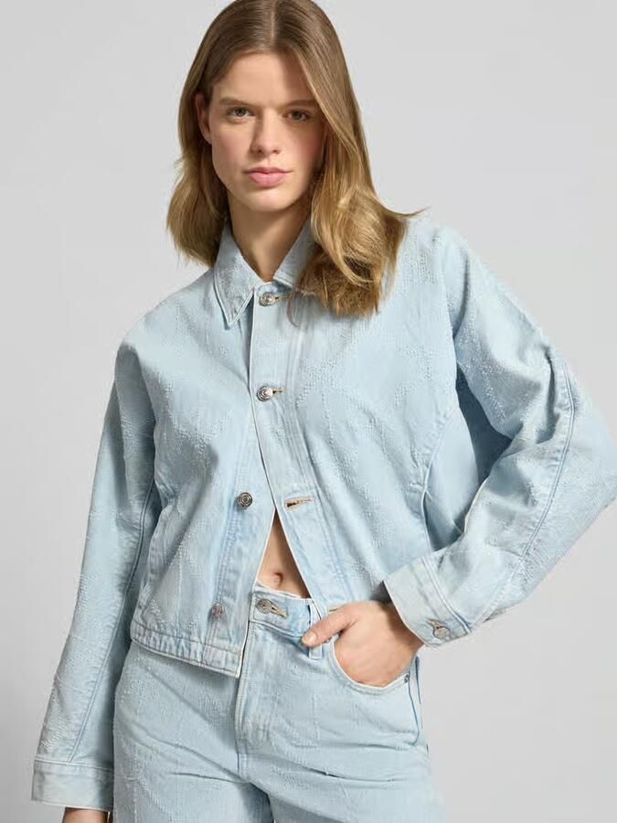 Calvin Klein Jeans Spijkerjack met steekzakken model 'DOLEMAN TRUCKER'