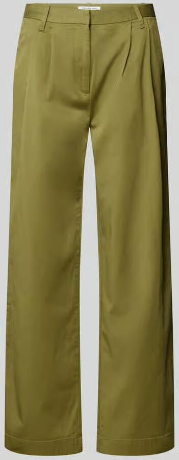 Calvin Klein Jeans Stoffen broek met bandplooien model 'UTILITY' - Foto 2