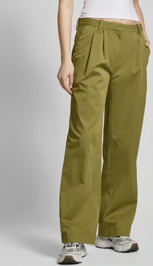 Calvin Klein Jeans Stoffen broek met bandplooien model 'UTILITY' - Foto 3