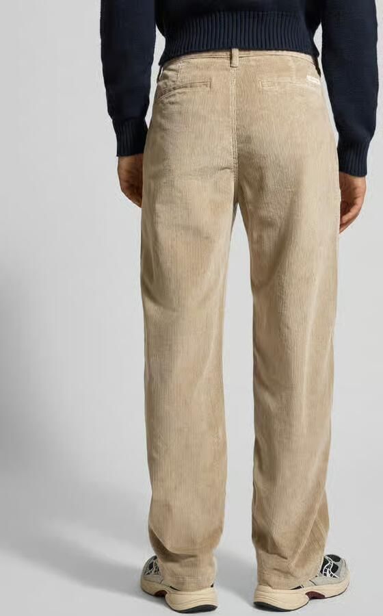 Calvin Klein Jeans Straight fit corduroy broek met steekzakken