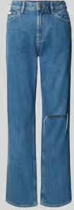 Calvin Klein Jeans Straight fit jeans in destroyed-look