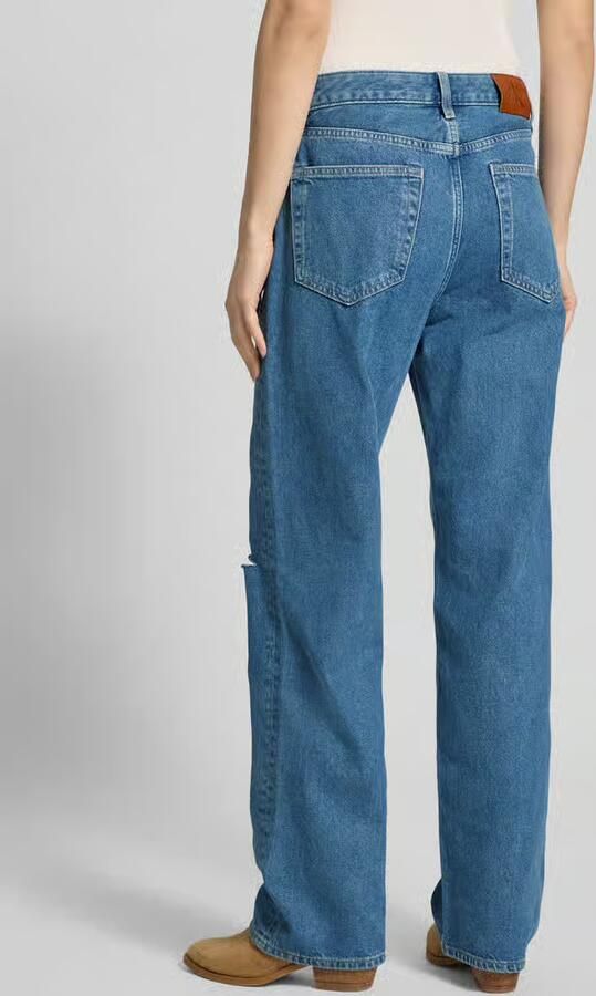 Calvin Klein Jeans Straight fit jeans in destroyed-look - Foto 3