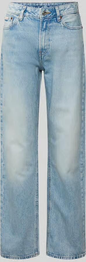 CALVIN KLEIN Dames Jeans Signature 90s Straight Lafayette Lichtblauw - Foto 8