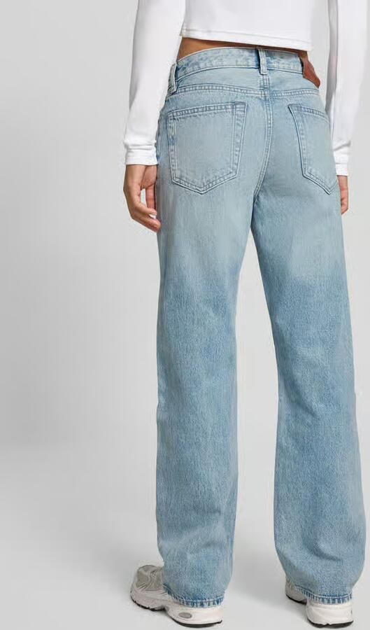 CALVIN KLEIN Dames Jeans Signature 90s Straight Lafayette Lichtblauw - Foto 9