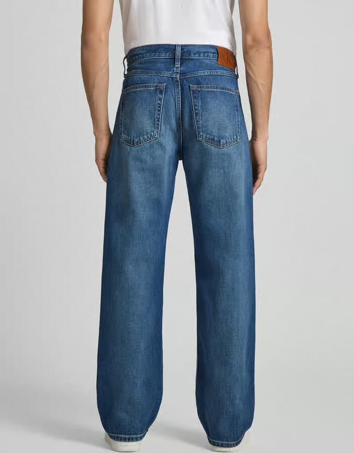 CALVIN KLEIN JEANS straight leg jeans dark blue denim - Foto 3