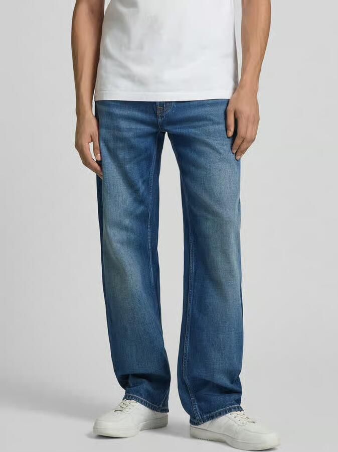 CALVIN KLEIN JEANS straight leg jeans dark blue denim - Foto 4