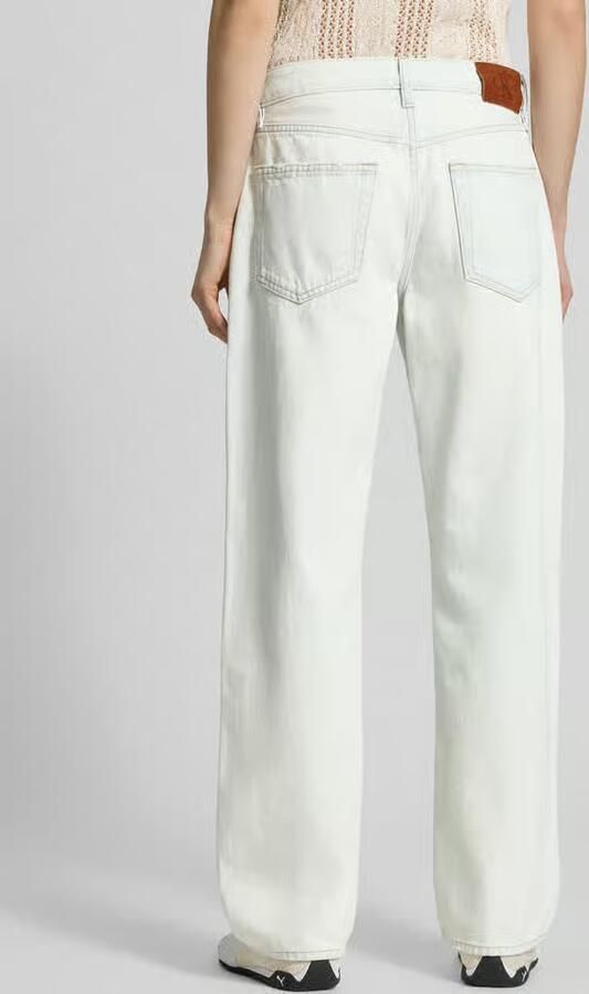 Calvin Klein Jeans Straight fit jeans met logoprint - Foto 3