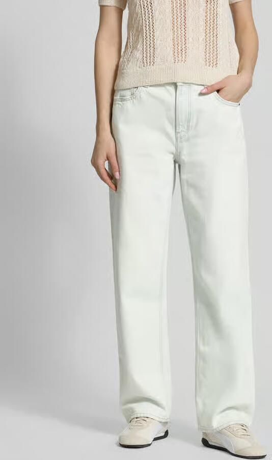 Calvin Klein Jeans Straight fit jeans met logoprint - Foto 2