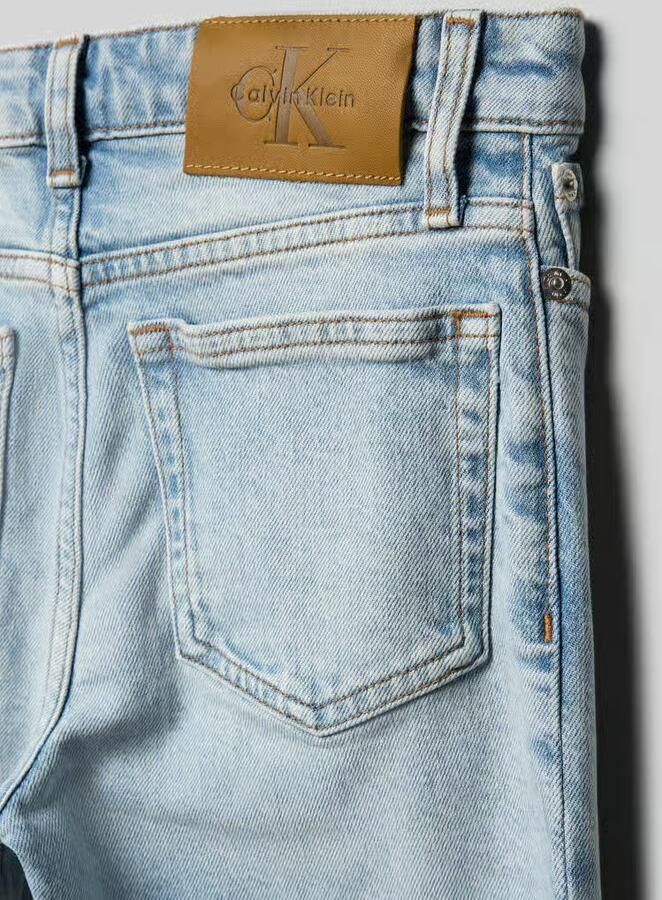 Calvin Klein Jeans straight fit jeans van katoenmix