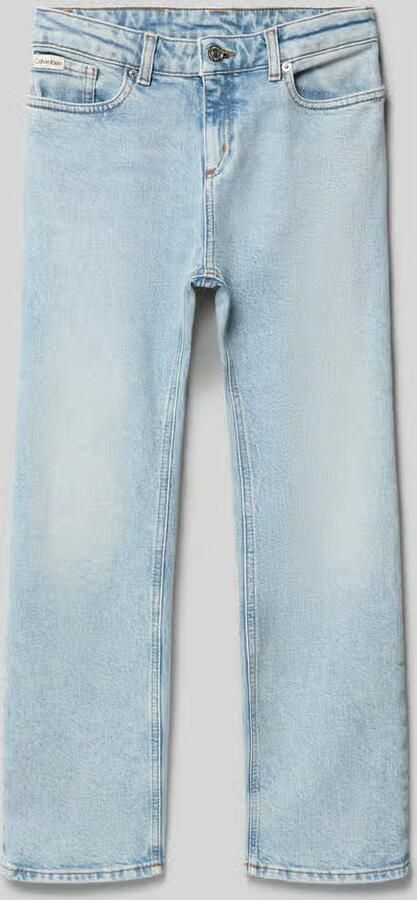 Calvin Klein Jeans straight fit jeans van katoenmix - Foto 2