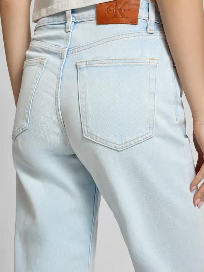 Calvin Klein Jeans straight fit jeans van katoenmix
