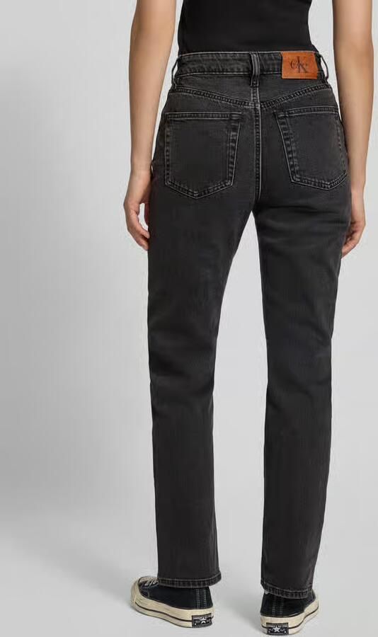 Calvin Klein Jeans Straight Jeans LONGUEUR REGULAR HIGH RISE STRAIGHT CK ESSENTIAL - Foto 6