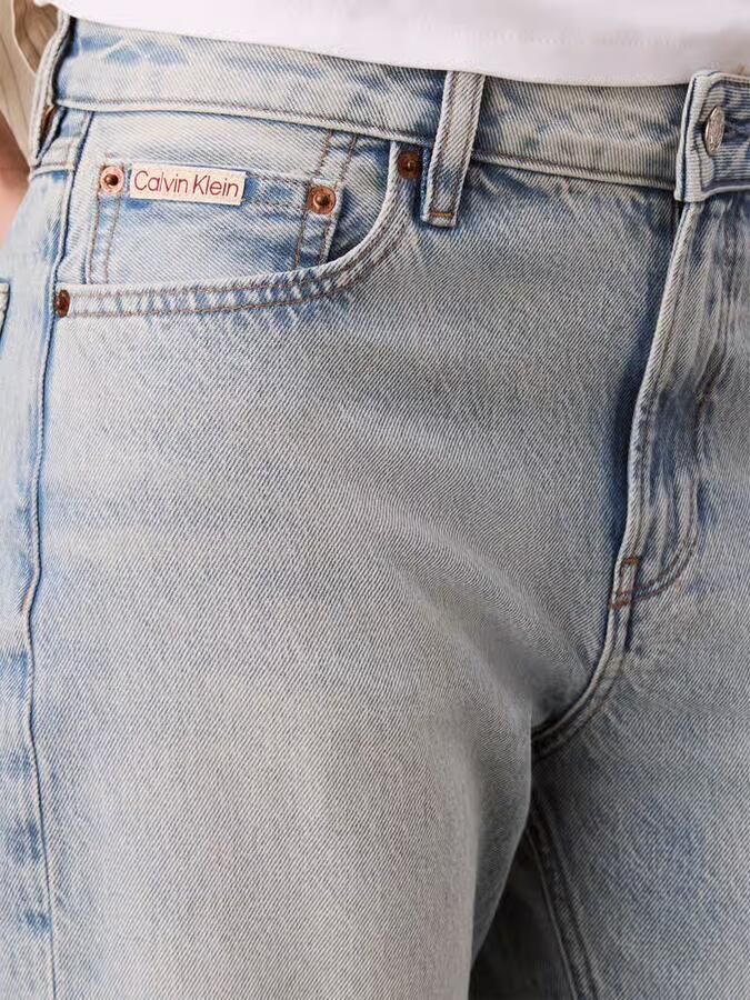 CALVIN KLEIN Dames Jeans Signature 90s Straight Lafayette Lichtblauw - Foto 9