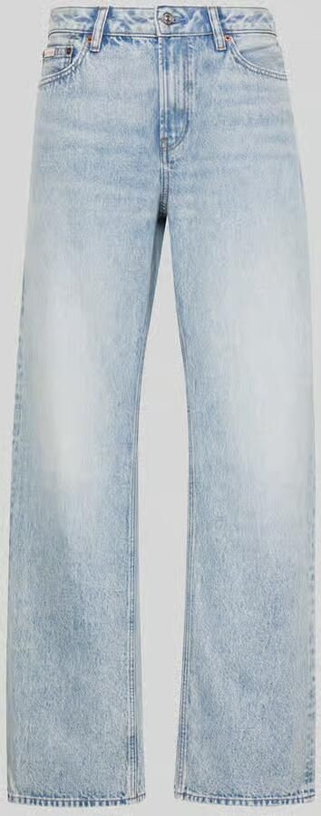 CALVIN KLEIN Dames Jeans Signature 90s Straight Lafayette Lichtblauw - Foto 10