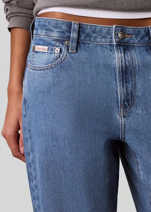 Calvin Klein Jeans straight fit jeans van puur katoen