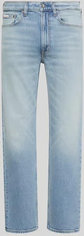Calvin Klein Jeans straight fit jeans van katoenmix
